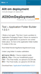 Mobile Screenshot of blogg.alltomdeployment.se